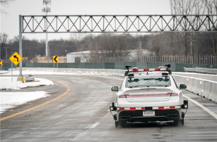 DriveCore technology on a Visteon autonomous car.