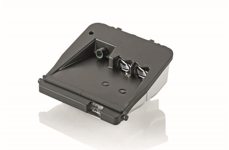 Multi Function Camera with Lidar (MFL) sensor module integrates a camera and an infrared Lidar into a single compact unit.