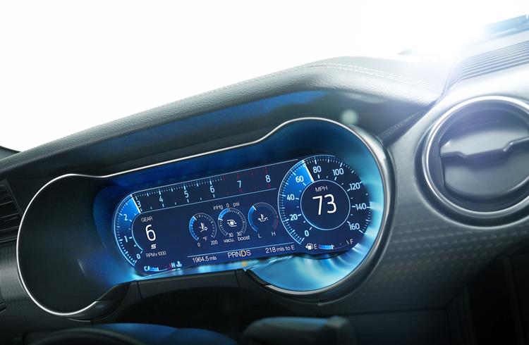 Visteon's all-digital instrument cluster. The main advantage of all-digital displays is the capability to handle complex, diverse and ever-changing information.