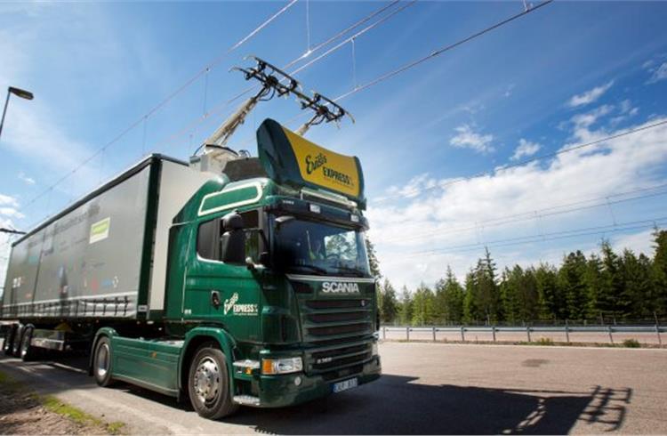 World's first electric road in Sweden