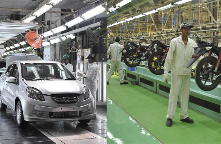 Honda to expand capacity at its two-wheelr and car plants in India