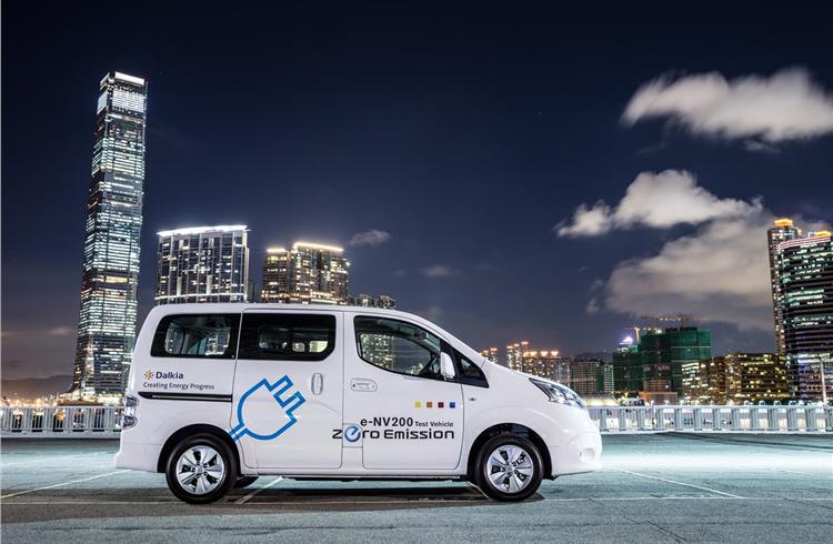 Nissan and HKDC begin testing all-electric e-NV200 in Hong Kong