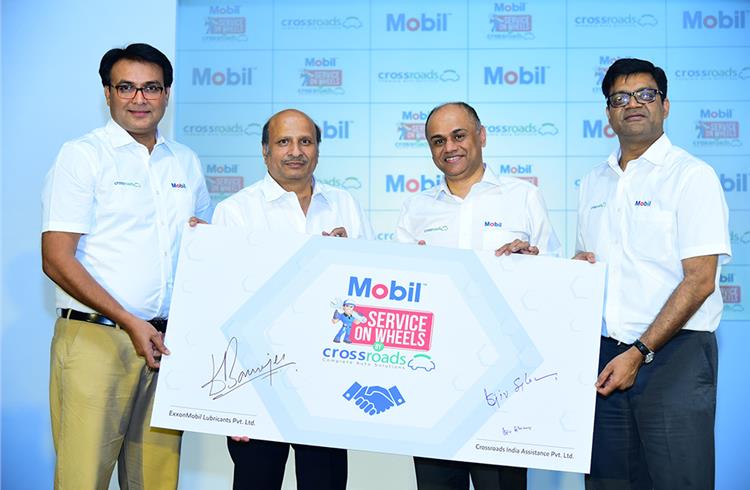 ExxonMobil partners with Crossroads for their doorstep  ‘Mobil Service on Wheels’ in New Delhi NCR
