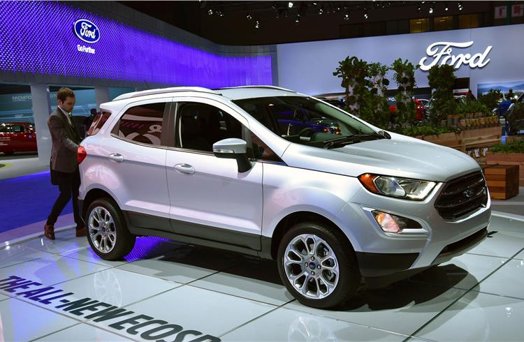 Made-in-India Ford EcoSport to be sold in the US from 2018