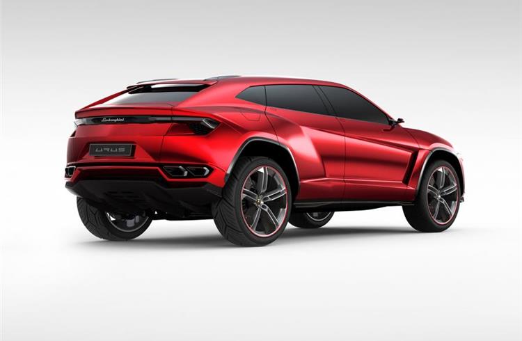 The Lamborghini Urus concept was shown in 2012