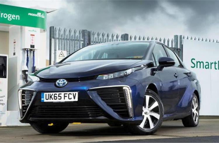 The Toyota Mirai is one of the best-known hydrogen models on sale.