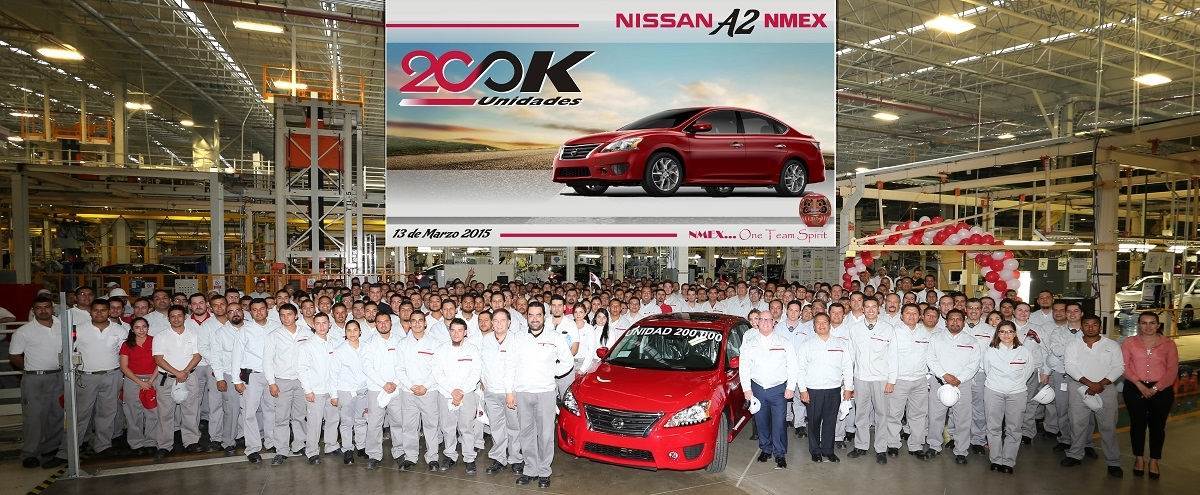  Planta A2 de Nissan en Aguascalientes produce su vehículo número 200,000 |  Autocar Profesional