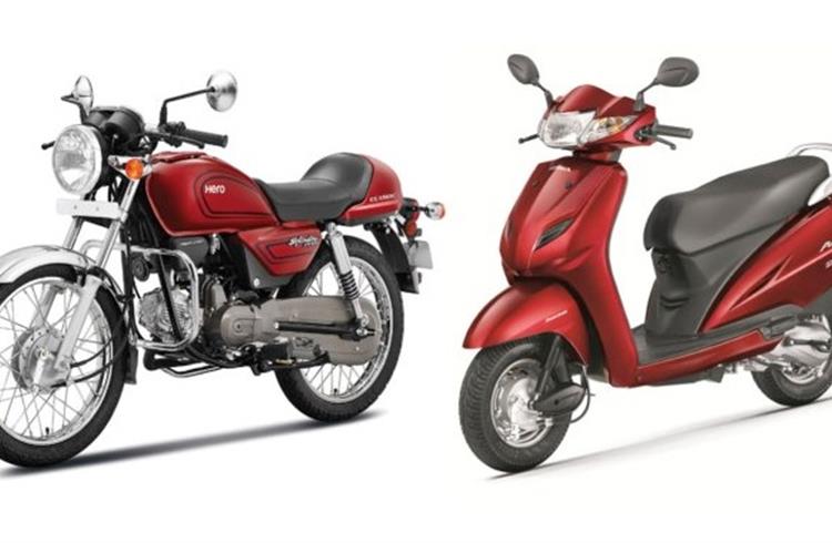 High sellers like Hero MotoCorp’s mass commuter motorcycle brand Splendor and Honda’s Activa  have seen a fall in their month-on-month sales numbers.