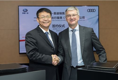 Audi restructures 10-year business plan in China with FAW