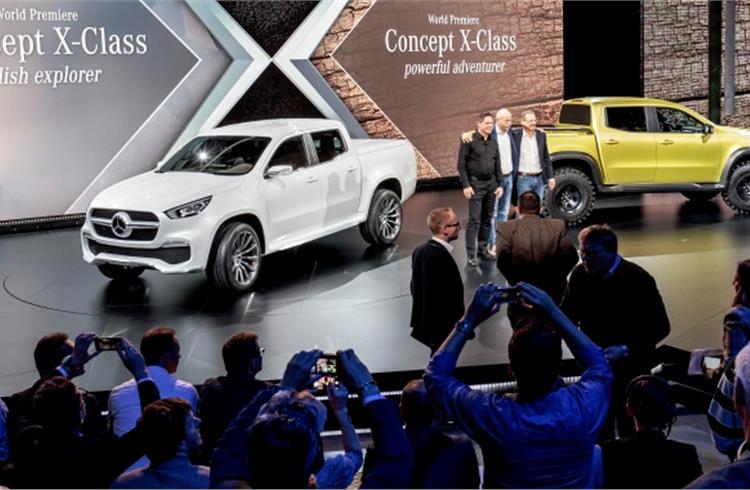 Mercedes-Benz previews X-Class Concept pickup