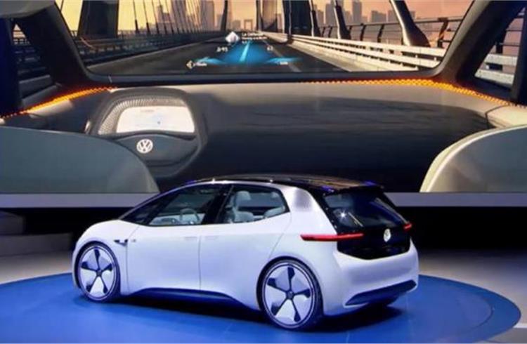 The Volkswagen ID concept made its debut at the Paris Motor Show last week.