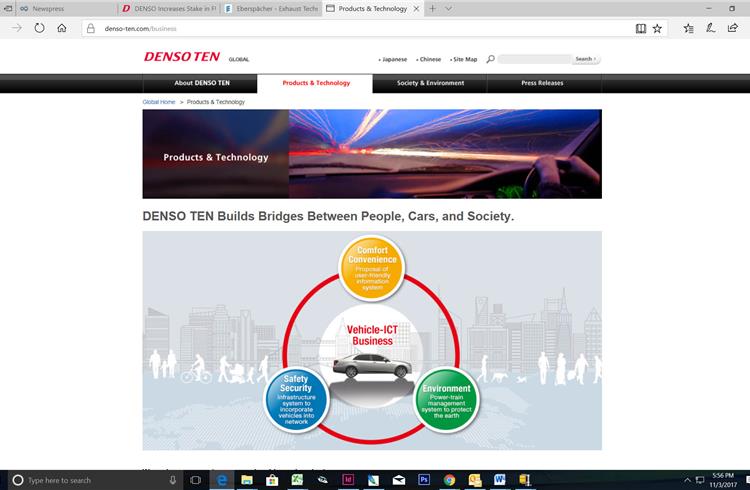 Denso takes majority stake in Fujitsu Ten, renames it Denso Ten