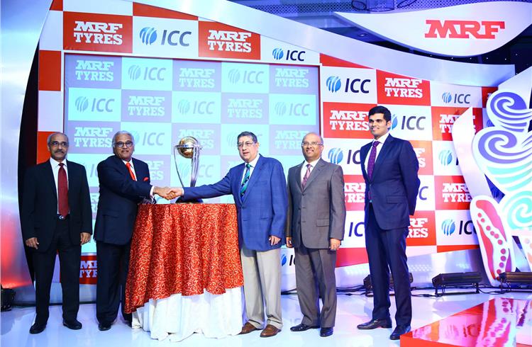 MRF is global partner for ICC Cricket World Cup 2015