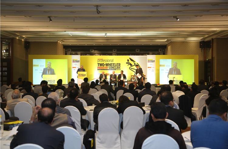 The Two-Wheeler Industry Conclave saw a full house of delegates comprising representatives of OEMs, suppliers, start-ups and analysts, among others.
