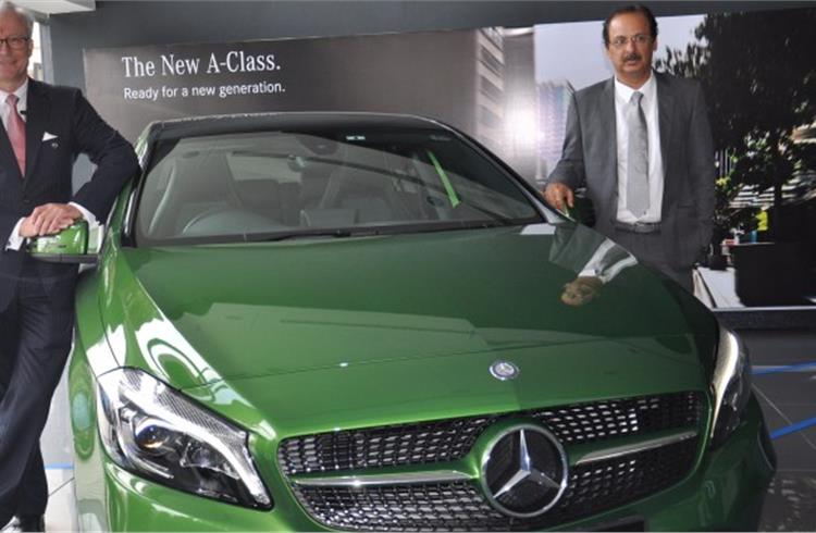 Roland Folger, MD & CEO, Mercedes Benz India and Ranjeev Dahuja, MD, Berkeley Motors