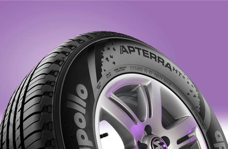 Apterra HT2 tyres for SUVs, available in 6 sizes, claimed to offer good durability, low tyre noise and reduced braking distance.