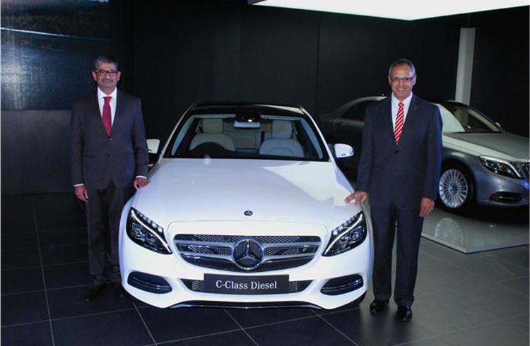 Mercedes has also introduced the locally assembled version of the C-class petrol at Rs 40.9 lakh (ex-showroom, Delhi).