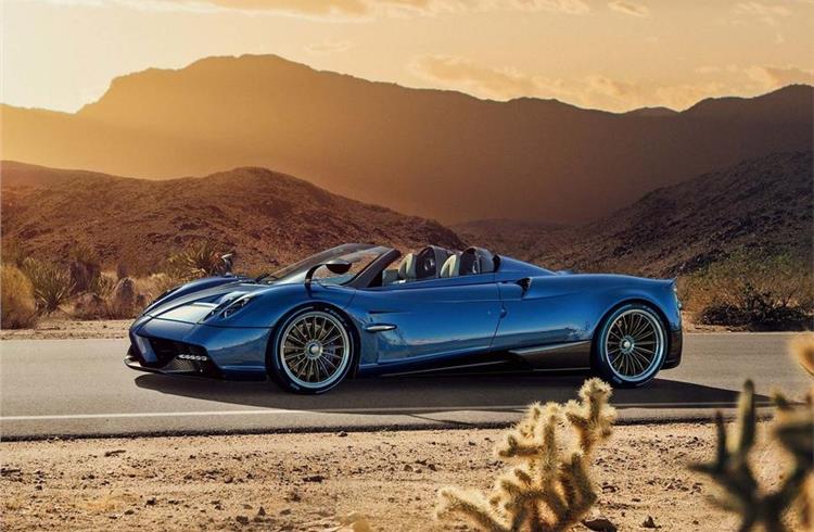 The Huayra shed 80kg in its transition from coupé to roadster