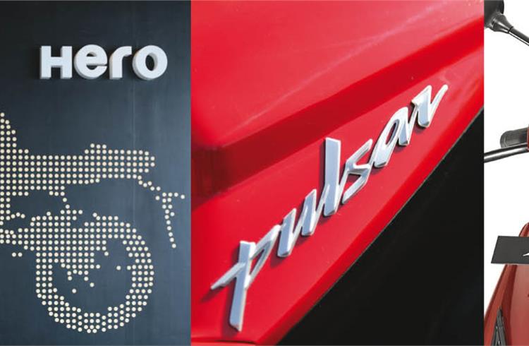 Hero, Honda and Bajaj record new highs in FY2016-17  