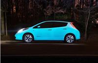 Nissan is first carmaker to apply glow-in-the-dark paint