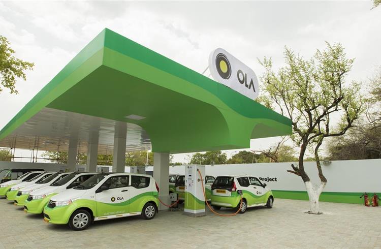 Ola plots a million EVs on Indian roads by 2021