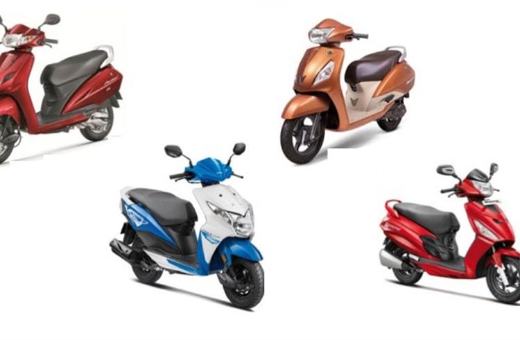 INDIA SALES: Top 10 Scooters in June 2016