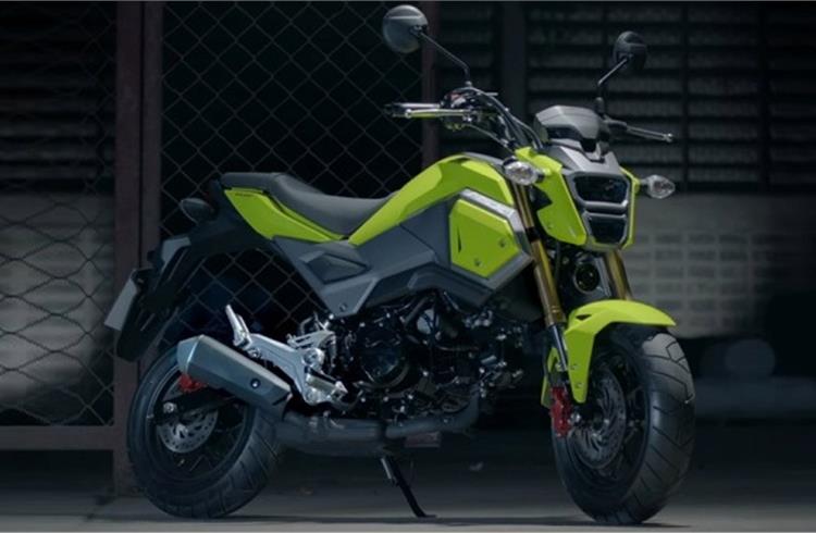 The MSX125SF, the first of 10 new bikes from Honda Thailand, will go on sale later this month at a price of Bt70,500 (Rs 135,360). Photograph courtesy: www.mocyc.com