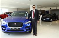 Rohit Suri, President & Managing Director, Jaguar Land Rover India at the newly inaugurated showroom in Kolkata.