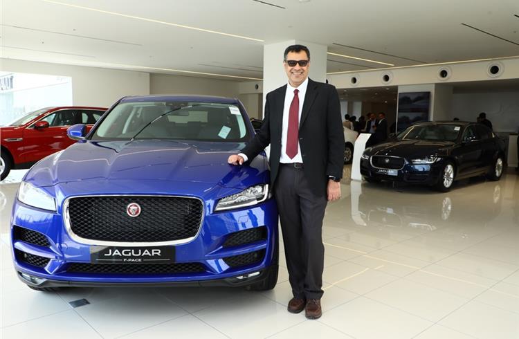 Rohit Suri, President & Managing Director, Jaguar Land Rover India at the newly inaugurated showroom in Kolkata.