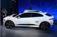 Waymo's specially adapted Jaguar I-Pace