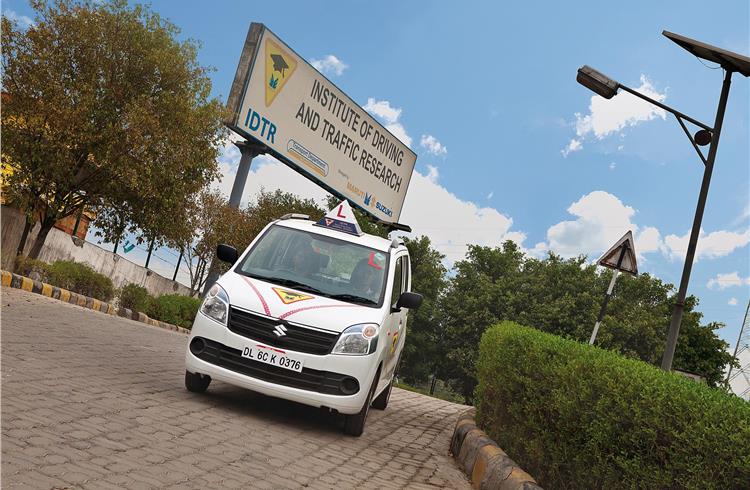 Maruti manages 6 IDTRs, which offer learner and refresher courses, for both car and CV drivers.