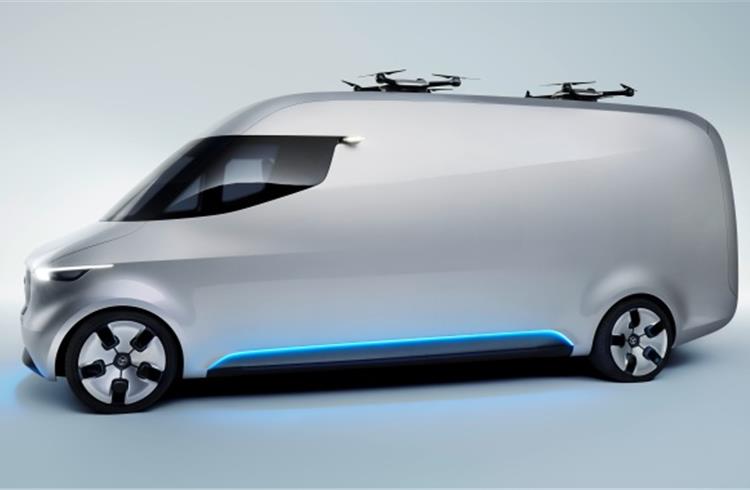 Mercedes-Benz Vans unveils ‘Advance’ drone delivery EV