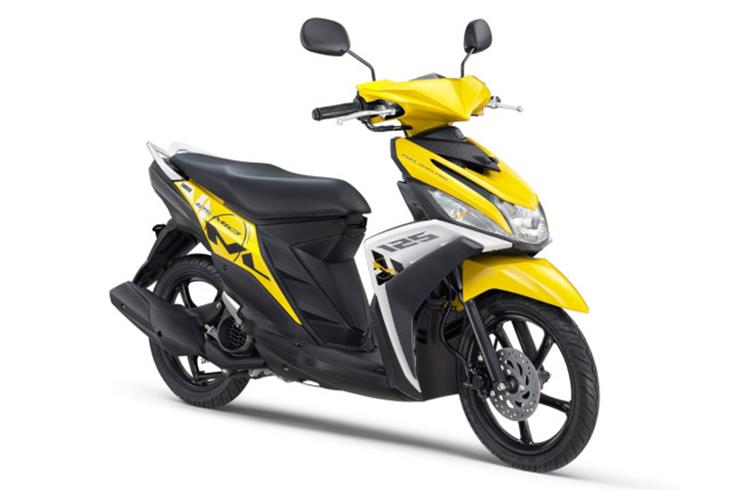 Yamaha is targeting an ambitious 860,000 unit sales of the new Mio125 in its first year.