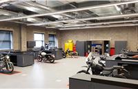 Industrial Design Studio, Engine, Electrics, Chassis Build, Spray-shop, Model-shop, Metal Work and Part Store are on one floor.