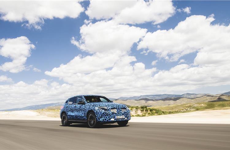 Mercedes-Benz EQC undergoes summer testing in Spain ahead of production