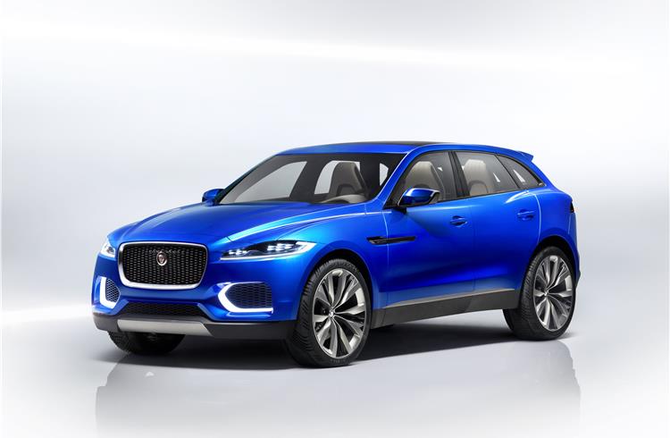 Jaguar's SUV will be based on the C-X17 concept.