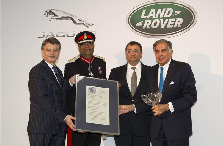 Jaguar Land Rover receives 2014 Queen's Award for enterprise in global trade