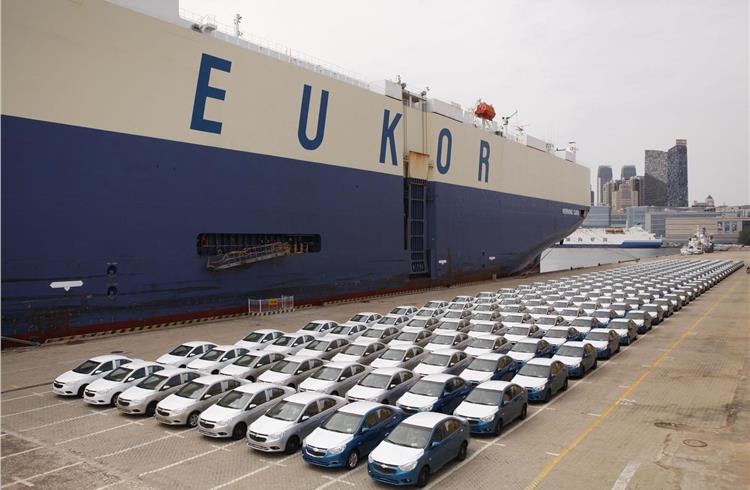 On July 17, 756 Chevrolet Sail 3 family sedans left Yantai Port in China’s Shandong province for Chile and Peru, marking the beginning of exports of the third-generation Sail.