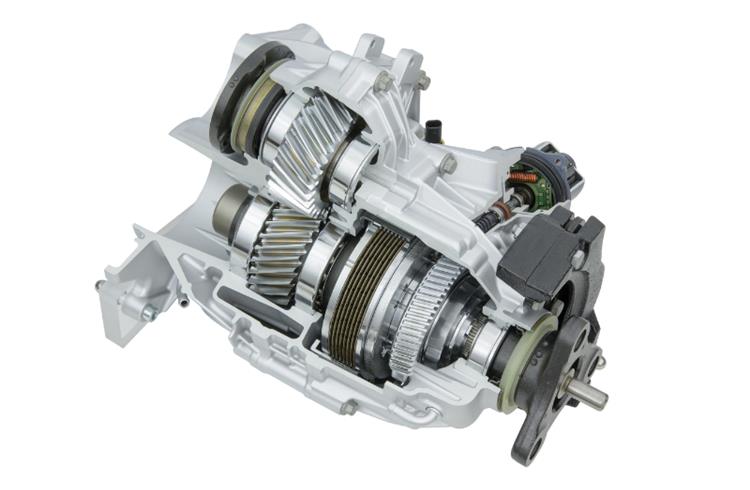 Magna has produced five million transfer cases for BMW Group. Magna's Actimax transfer case, pictured here, powers the dynamic, fuel-saving all-wheel-drive in nearly all BMW xDrive models.