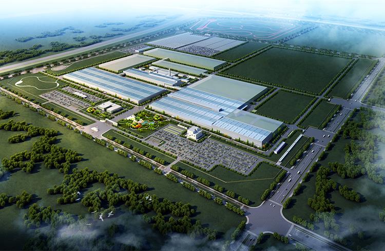 The Zhenjiang facility where Magna and BJEV plan to engineer and build electric vehicles for the Chinese market.