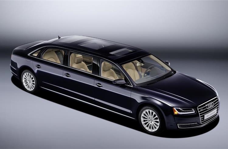 Audi reveals extended A8 L