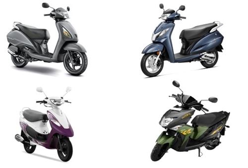 INDIA SALES: Top 10 Scooters in October 2016