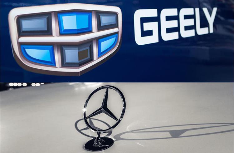 Geely has purchased a 9.69% stake in Daimler.