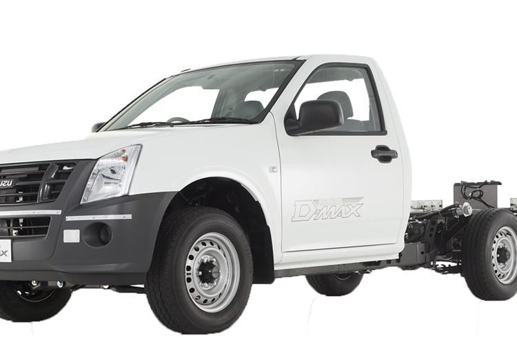 The D-Max cab-chassis variant allows customers to choose their load-body configuration.
