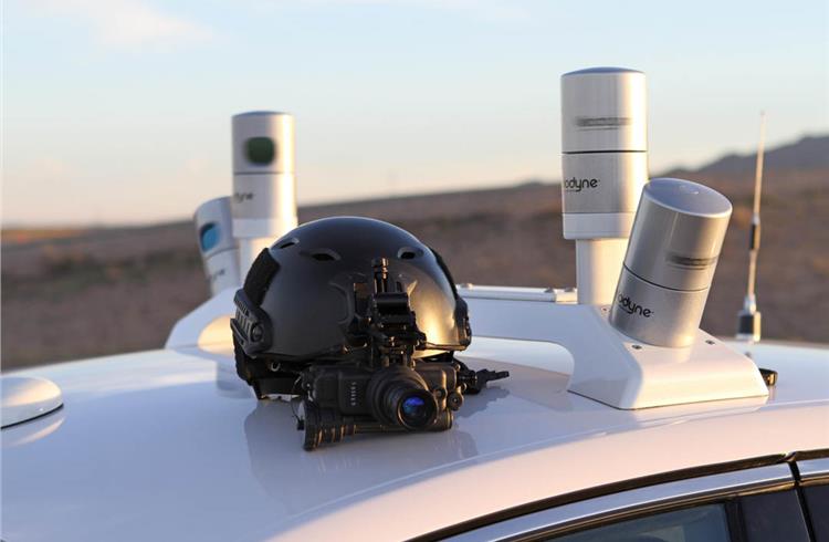 Autonomous research vehicle uses LiDAR sensor tech to see in the dark