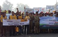 Volunteers from Hella India participated in a walkathon from India Gate on January 11.