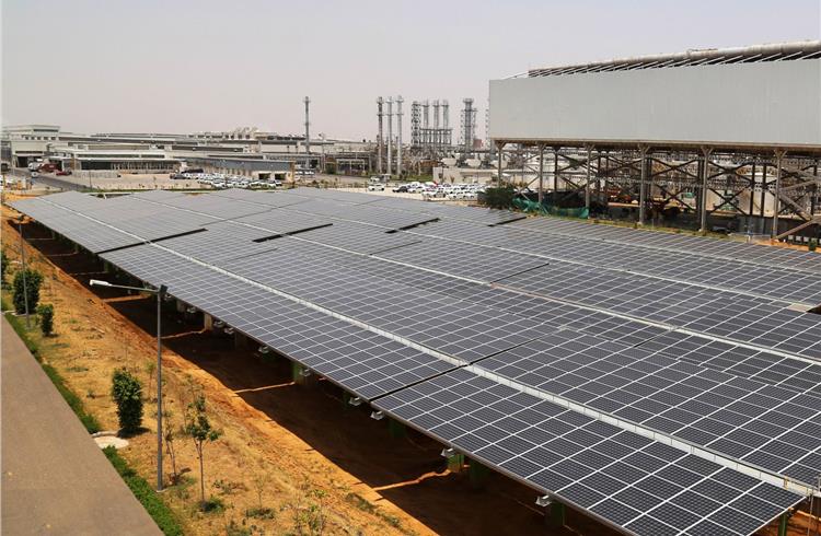 Maruti Suzuki commissions solar power plant at Manesar