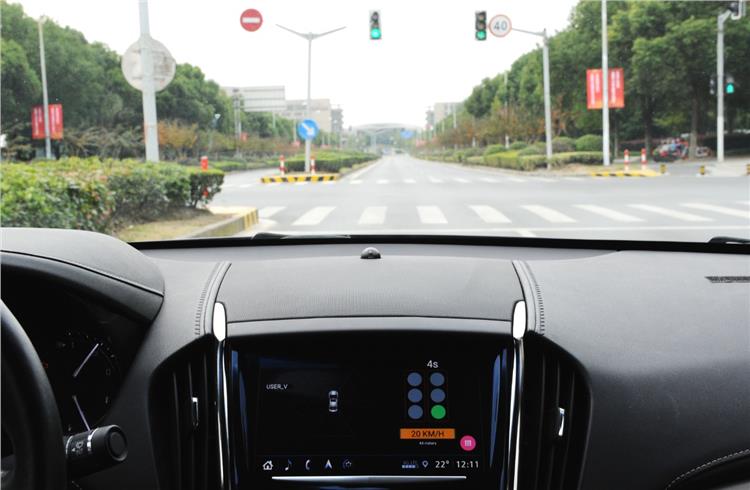 GM tests V2I capability on public roads in Shanghai