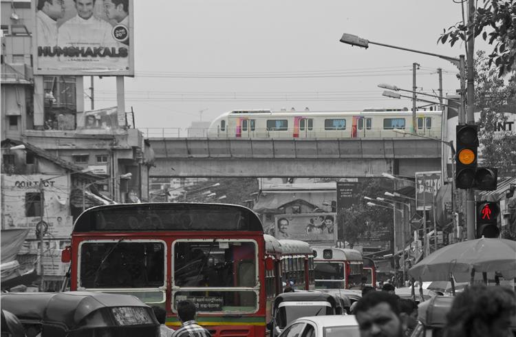 I took the Mumbai Metro…..