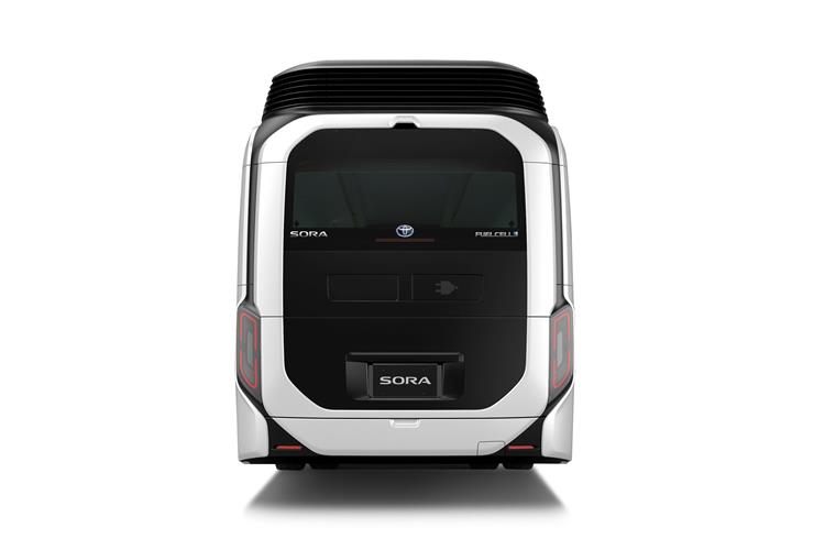 Toyota launches Sora production model fuel cell bus